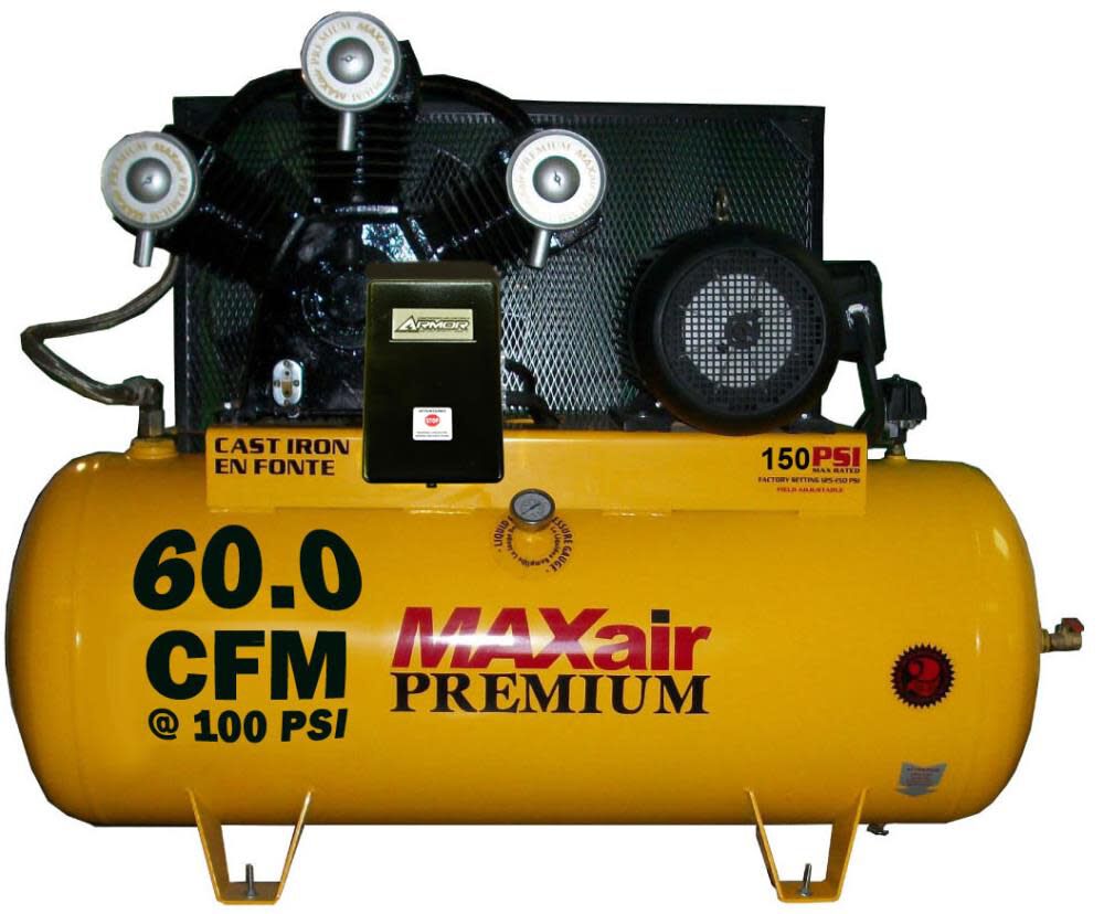 120 Gallon Premium Air Compressor C153120H1-MS208-MAP