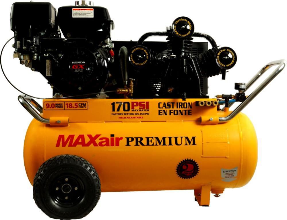 25 Gallon Portable Air Compressor P90G25H1+MAP