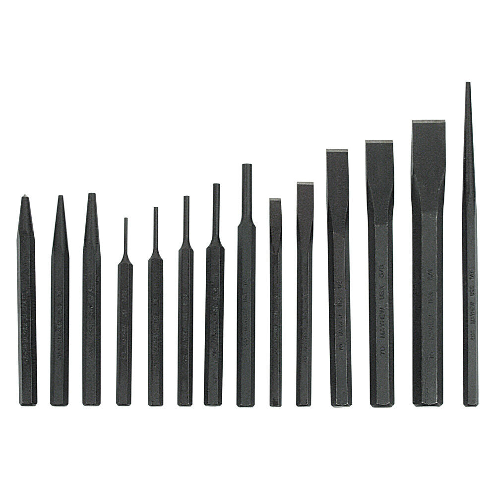 14-Piece 7014-K Pro Punch and Chisel Kit 61044