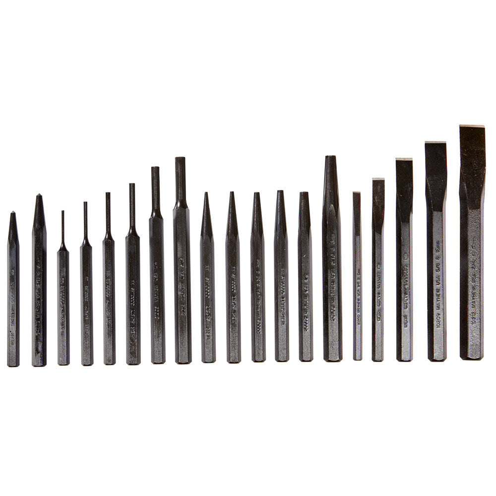 19-Piece 7019-K Pro Punch and Chisel Kit 61019