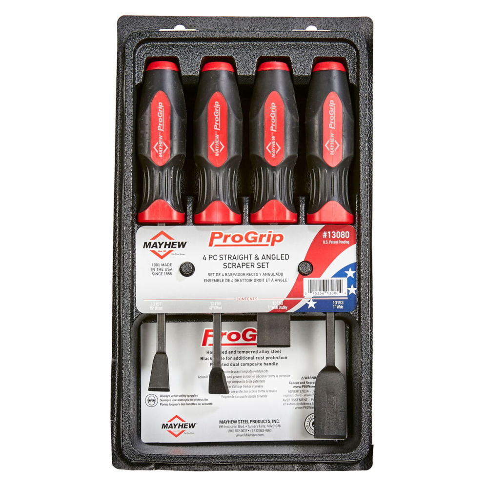 ProGrip Straight and Angled Scraper Set 4pc 13080