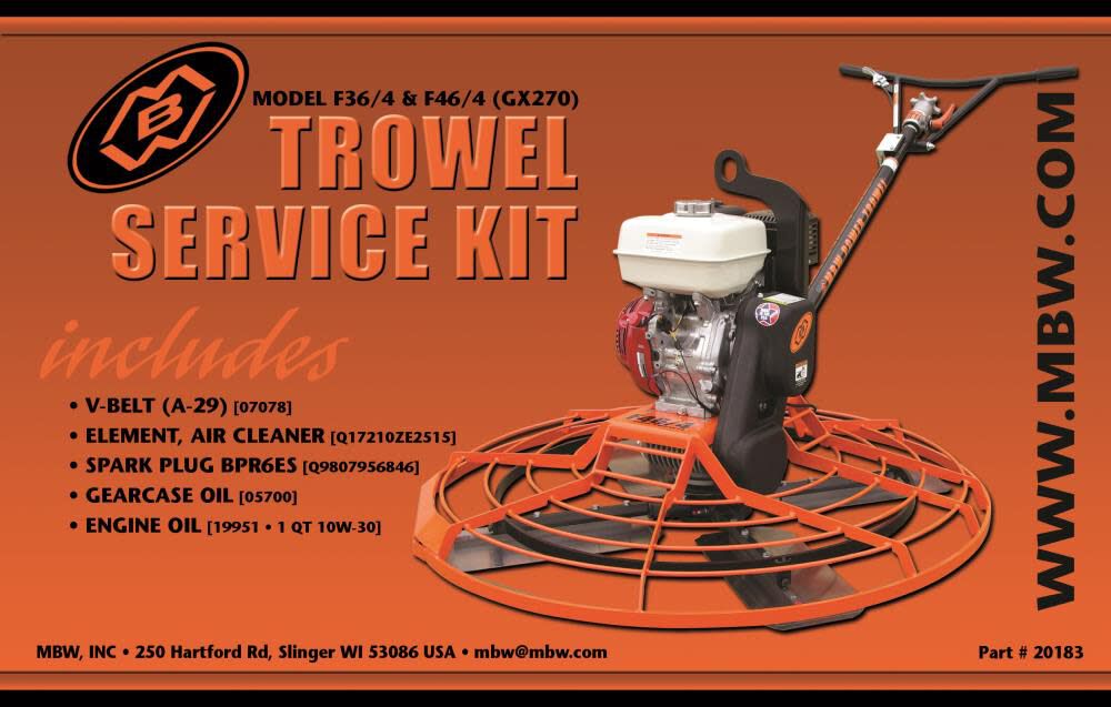 46 In. Power Trowel Service Kit 20183