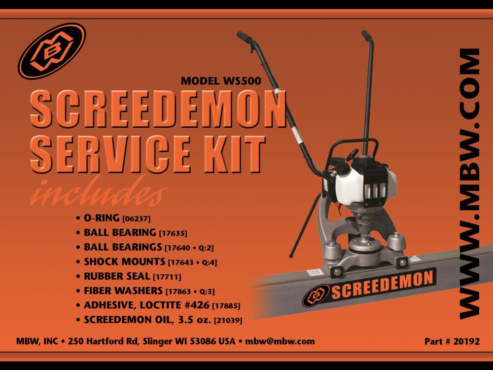 ScreeDemon 500H Service Kit 20192