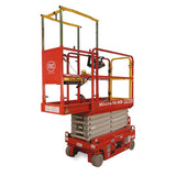 19 Ft. Xtra-Deck Micro Slim Electric Scissor Lift with Leak Containment System MICRO 19-XD-LCS