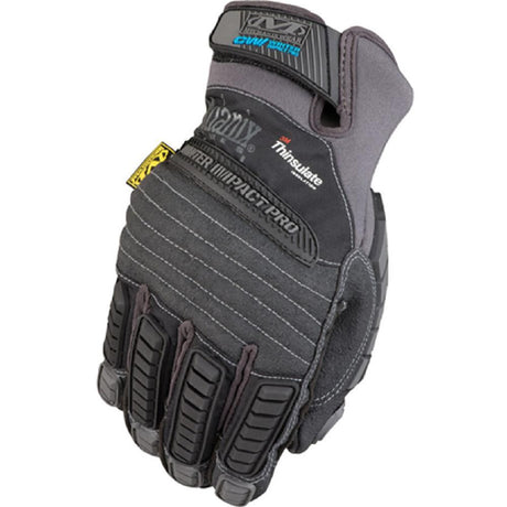 Small Black/Gray Waterproof Impact Pro Gloves MCW-IP-008