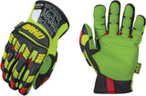 X-Large High-Visibility Yellow Leather Palm Gloves ORHD-91-011