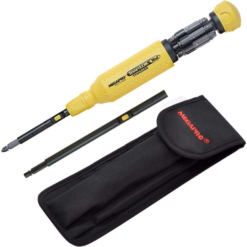 15-In-1 Shaftlok Screwdriver with Holster Kit 6KIT8