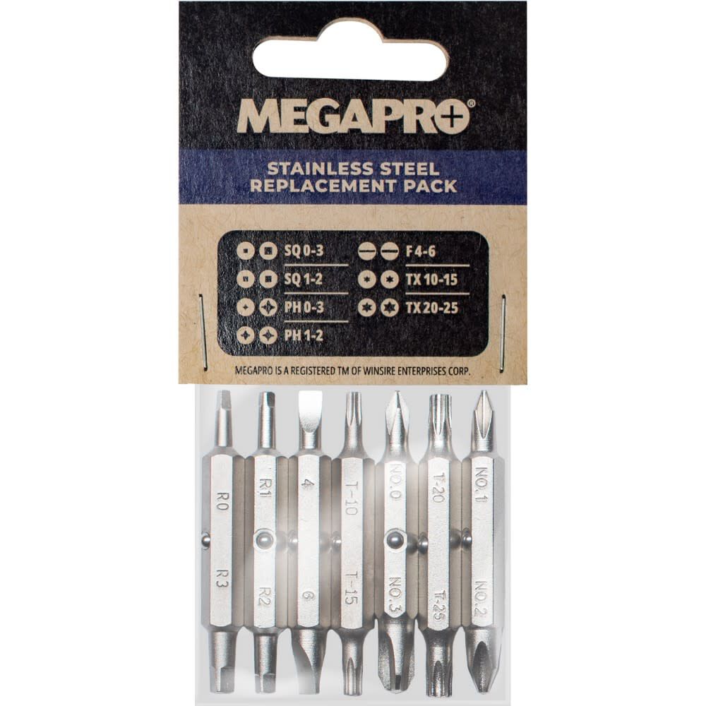 Replacement Bit Set for 15-in-1 Multi-Bit Screwdriver 6REPLACEMENT-SS