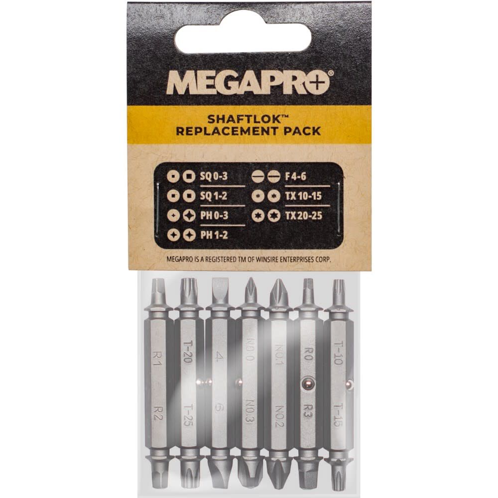 Replacement Bit Set for ShaftLOK 15-in-1 Screwdriver 6REPLACEMENT-SL44