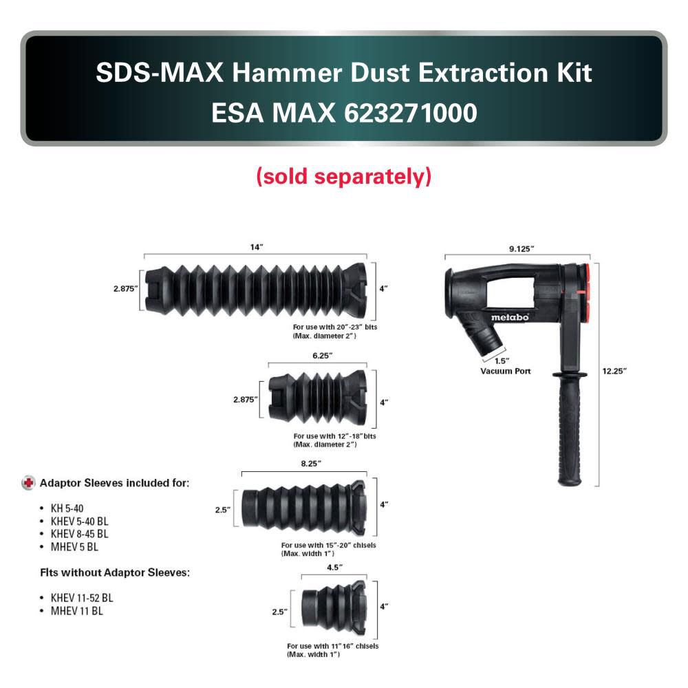 1-9/16in SDS-MAX BL Rotary Hammer KHEV 5-40 BL