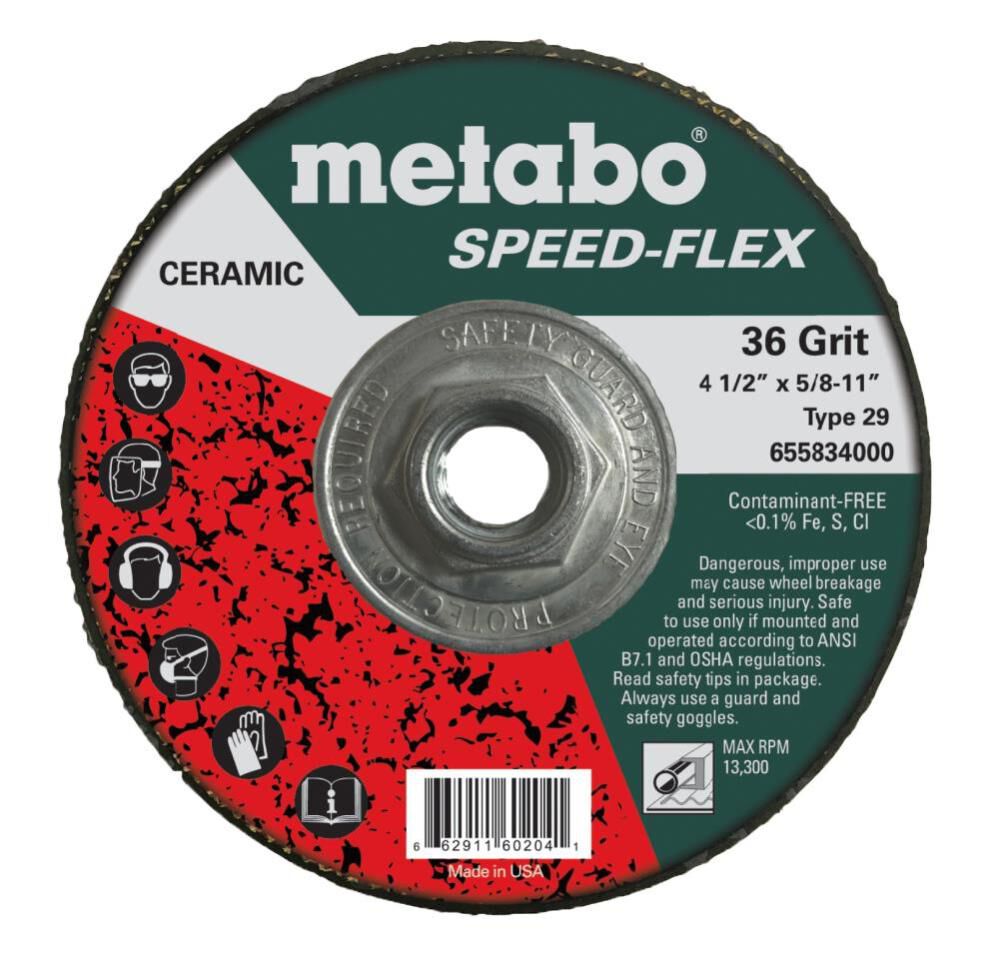 4 1/2in Speed Flex 36 5/8-11 T29 Grinding Disc 655834000