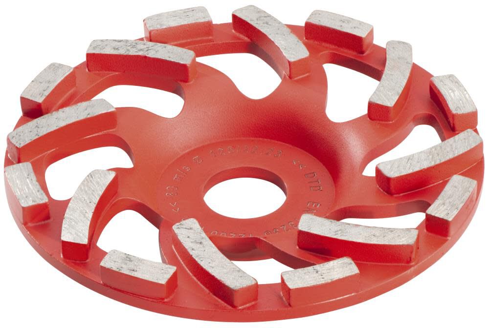 5 In. x 7/8 In. Diamond Cup Wheel for Concrete 628205000