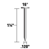 1-1/4 Inch Pneumatic Roofing Nails 7200 Count | 12111HPT 12111HPT