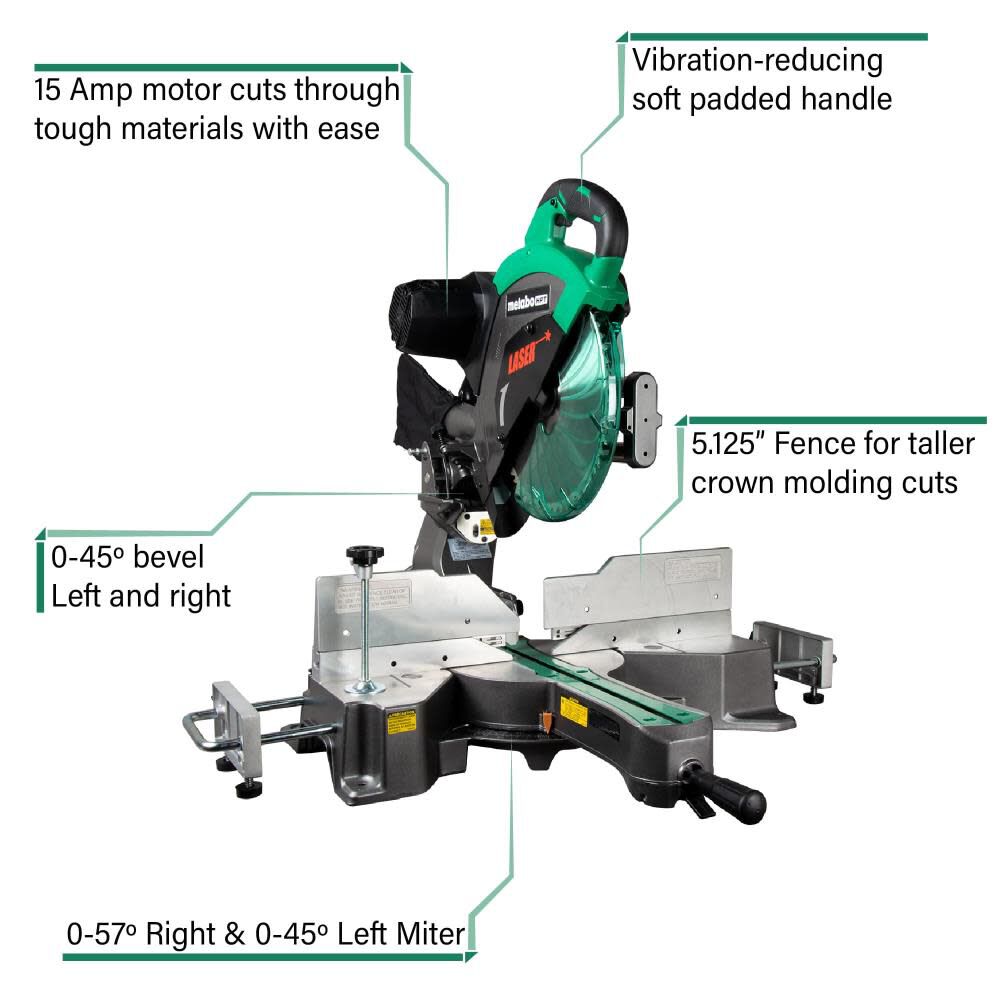 12-in Sliding Miter Saw C12RSH2SM