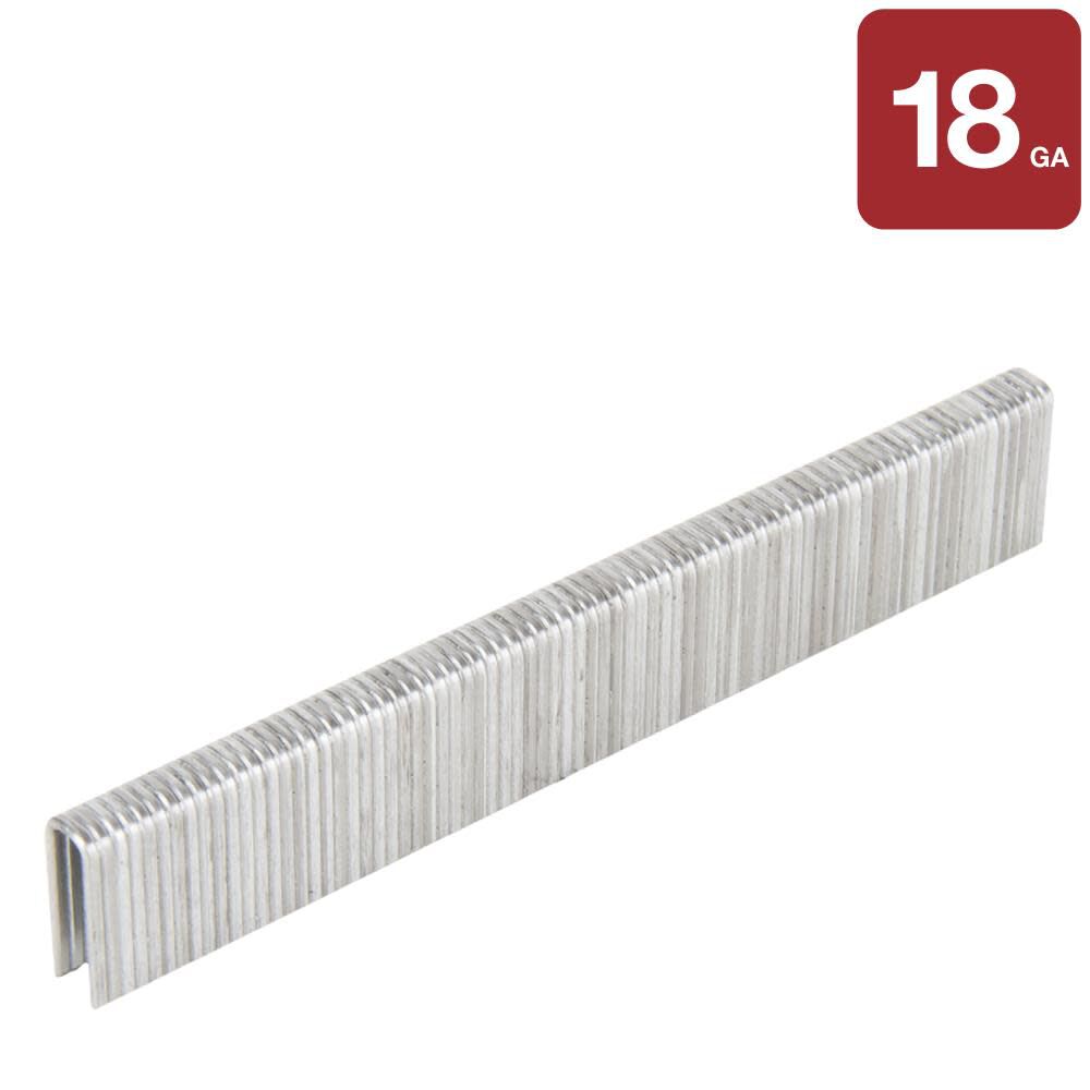 1/4in x 3/4in Staples 18 Gauge Finish 1000qty 21101SHPT