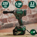 MultiVolt 18-volt Variable Brushless 1/2-in Drive Cordless Impact Wrench (Bare Tool) WR18DBDL2Q4M