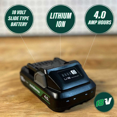 18V 4Ah Li Ion Battery with Fuel Indicator 378681M