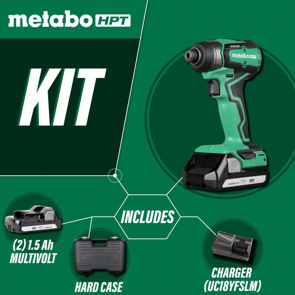 18V Brushless Impact Driver Kit WH18DDXM