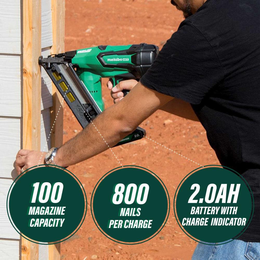 2.5-in 15-Gauge Cordless Finish Nailer NT1865DMASTM