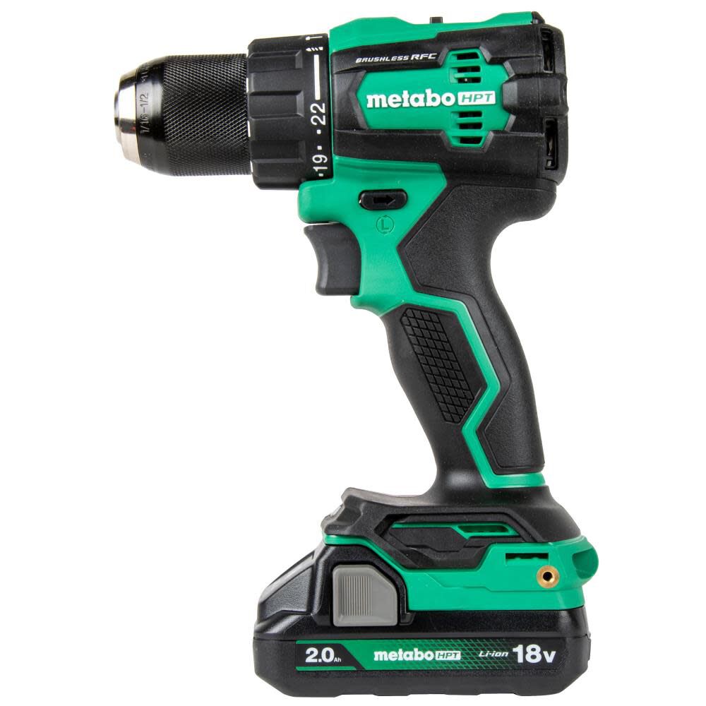 18V MultiVolt Cordless Brushless Hammer Drill Kit (2 x 2.0Ah) DV18DEXM