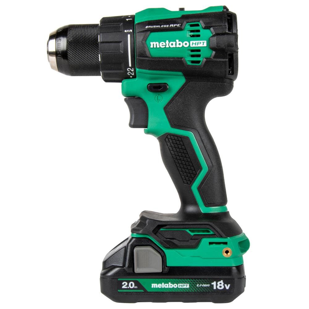 18-volt 1/2-in Keyless Brushless Cordless Drill (2-Batteries Included, Charger Included and Soft Bag included) DS18DEXM