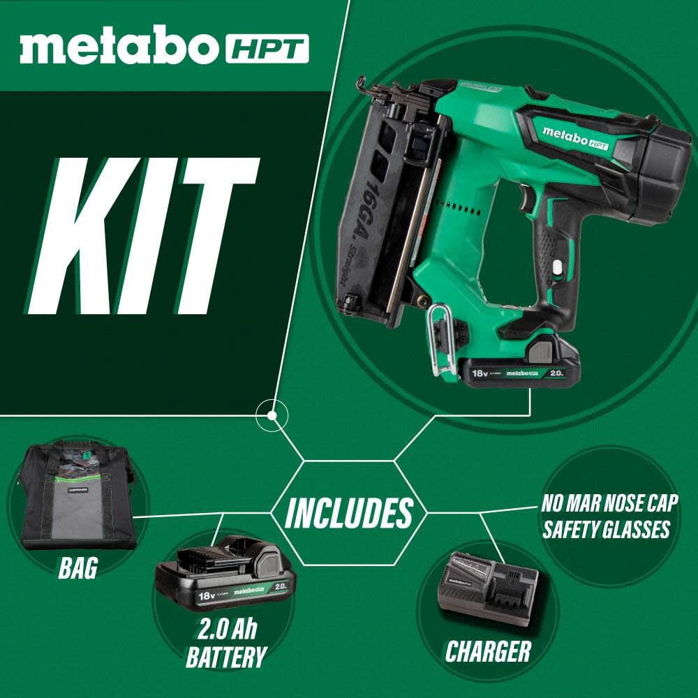 2.5-in 16-Gauge Cordless Finish Nailer NT1865DMSTM