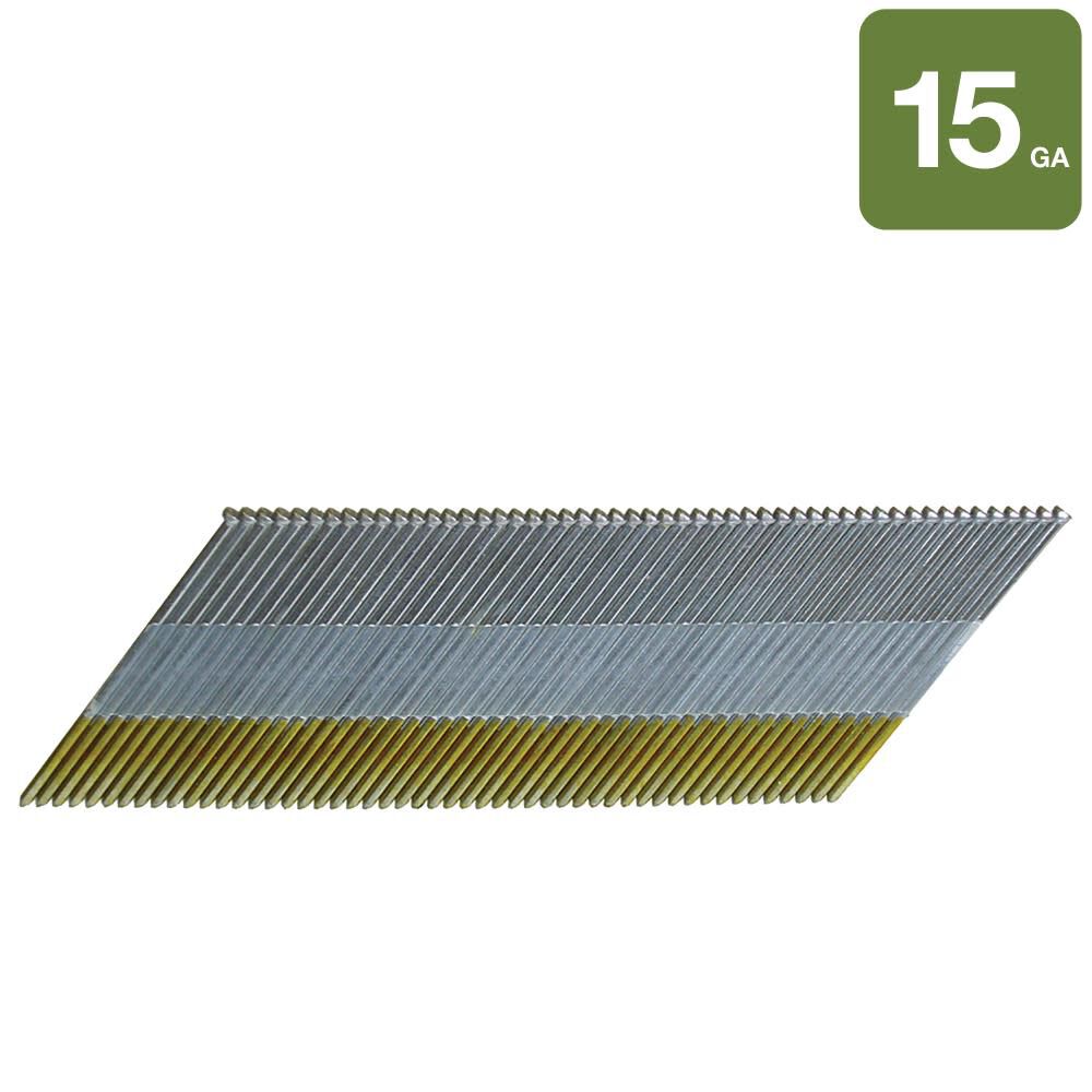 2in 15 Gauge Galvanized Angled Finish Nails 1000qty 24204SHPT