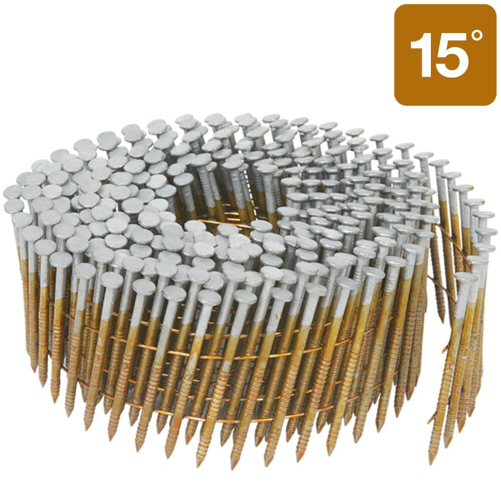 2in Nail Full Round Head Wire Coil Siding 3600qty 13365HHPT