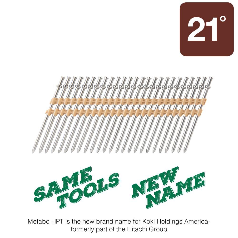 HPT 3-1/2 Inch 21 Degree Plastic Strip Collated Duplex Nail | 50312-16D 50312-16D