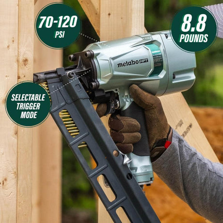 3.25-in 21-Degree Pneumatic Framing Nailer NR83A5(S)M