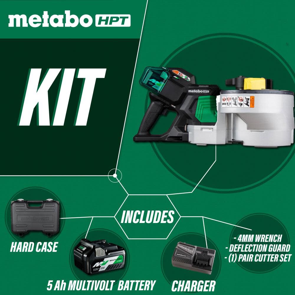 36V MultiVolt Portable Rebar Bender/Cutter Kit (4.0Ah x 2) VB3616DAM