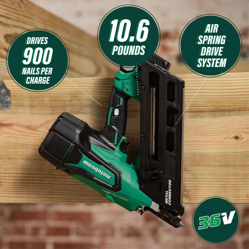 1.5-in 35-Degree Cordless Metal-connecting Nailer NR3665DAM