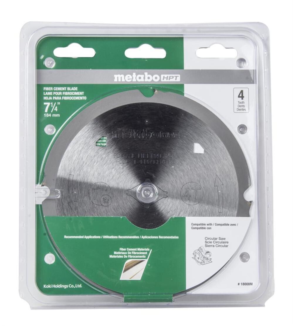 7- 1/4-in Fiber Cement Saw Blade 18008M