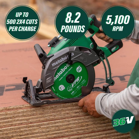 Multi-Volt 36-volt 7-1/4-in Brushless Cordless Circular Saw (Bare Tool) C3607DWAQ4M