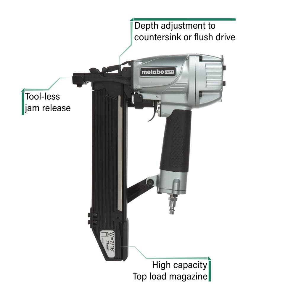 16-Gauge 7/16-in Medium Crown Construction Pneumatic Stapler N5008AC2M