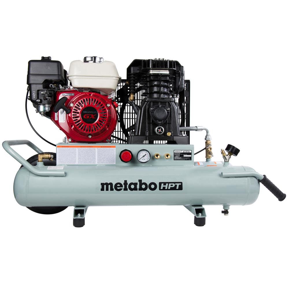 8 Gallon Gas Powered Wheelbarrow Air Compressor EC2610EM