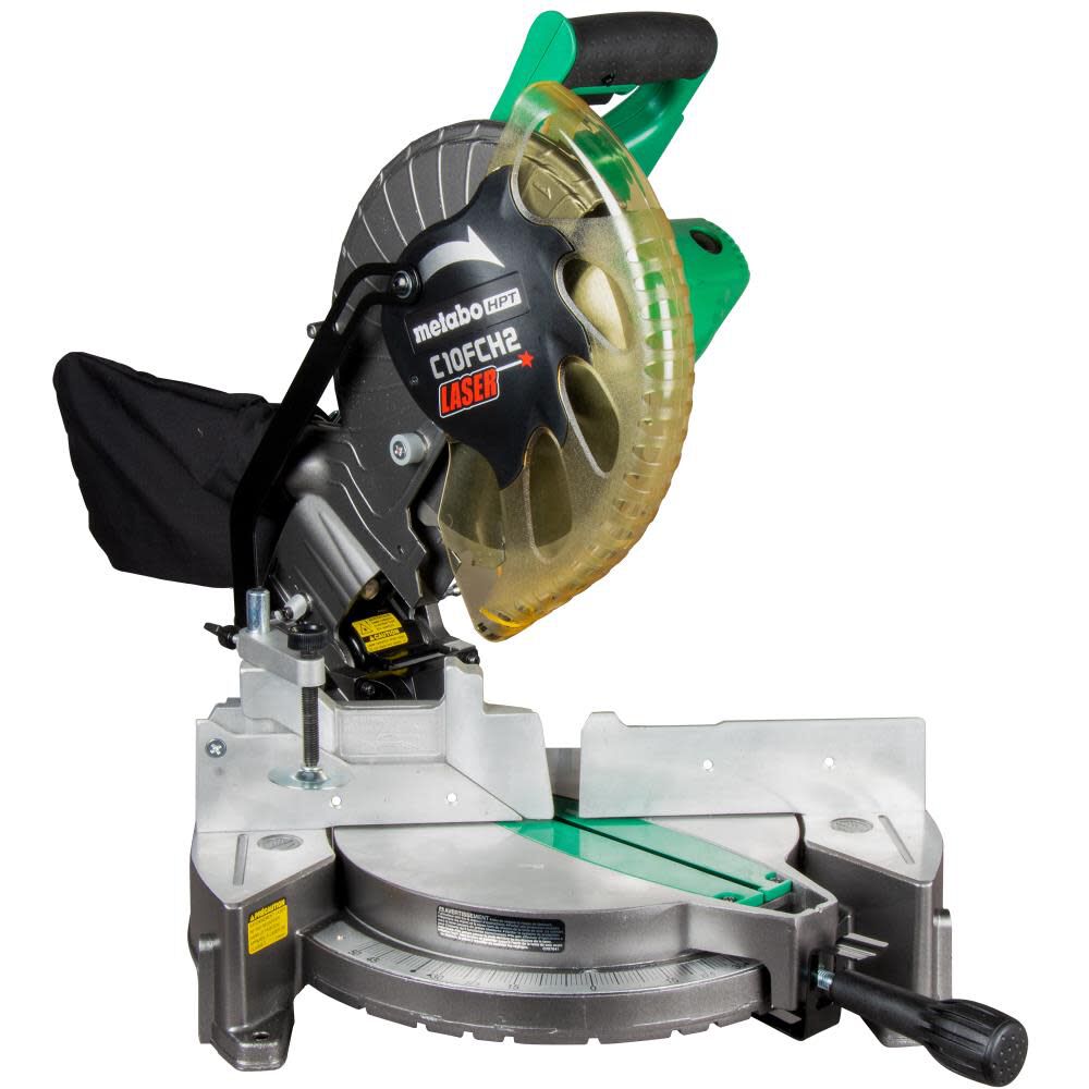 10-in 15-Amp Single Bevel Compound Corded Miter Saw with Laser Guide C10FCH2SM