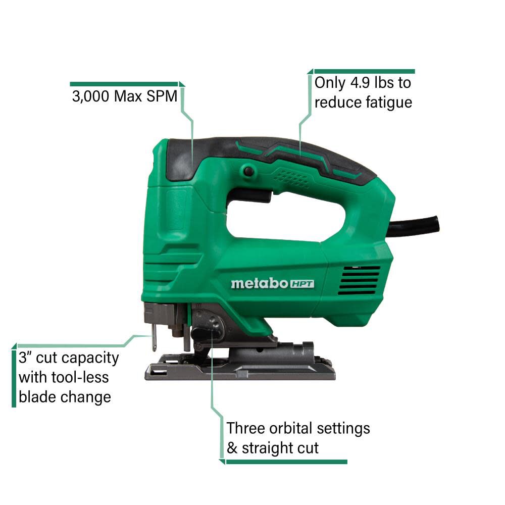 Jig Saw 3.5in Variable Speed with Dust Blower CJ90VST2M