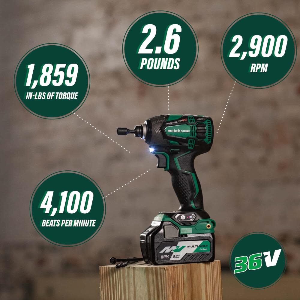 Multivolt 36V Brushless Triple Hammer Impact Driver (Bare Tool) WH36DBQ4M