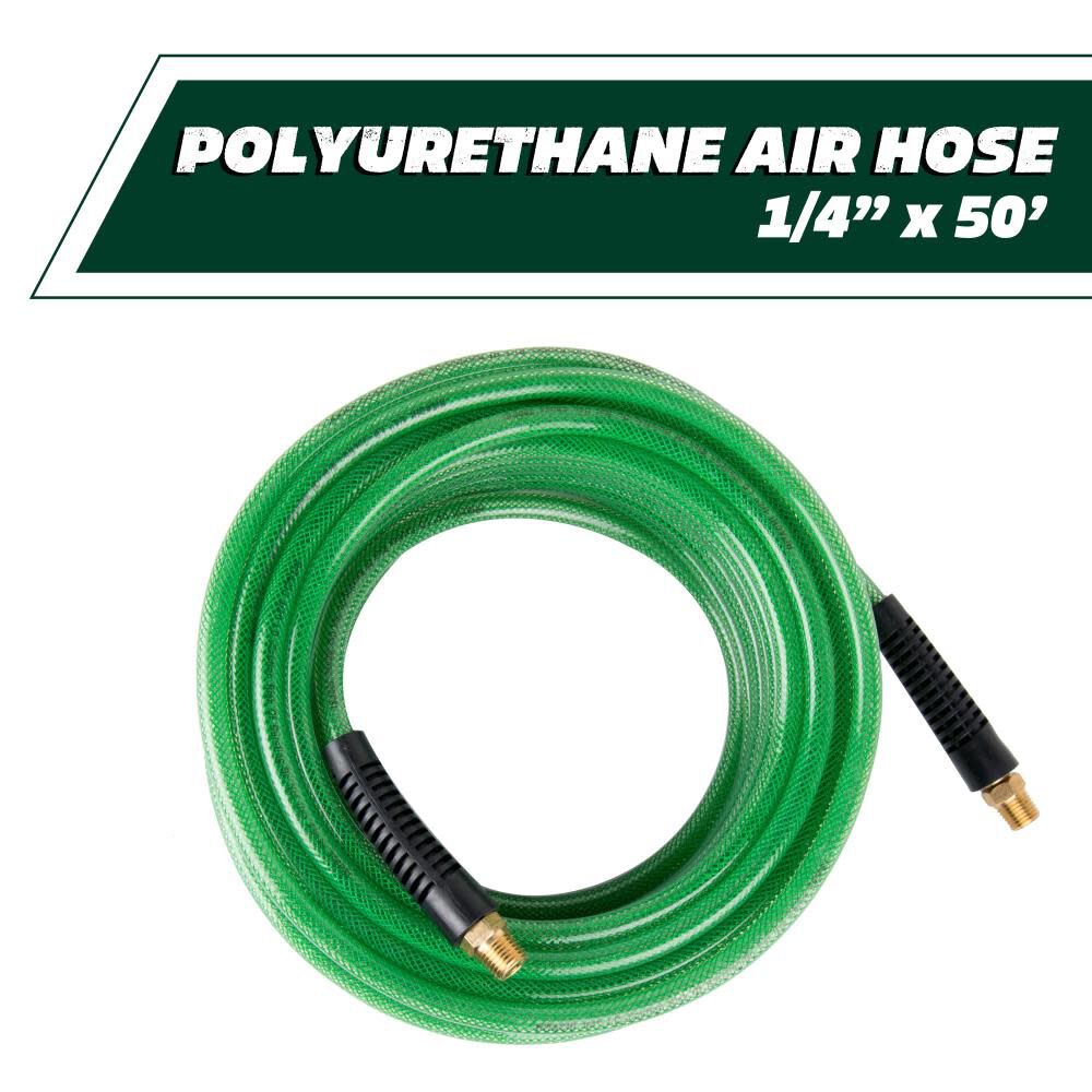 Professional Grade Polyurethane Air Hose 50 Ft. X 1/4 in 19412QPM