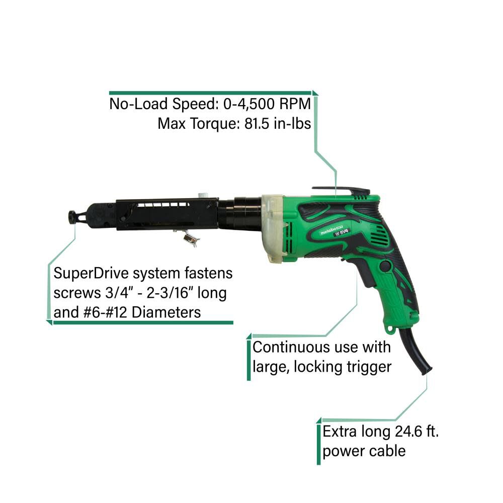 SuperDrive Collated Screwdriver W6V4SD2M