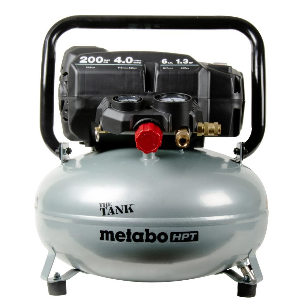 The Tank 6-Gallon Portable Electric 200 PSI Pancake Air Compressor EC914SM