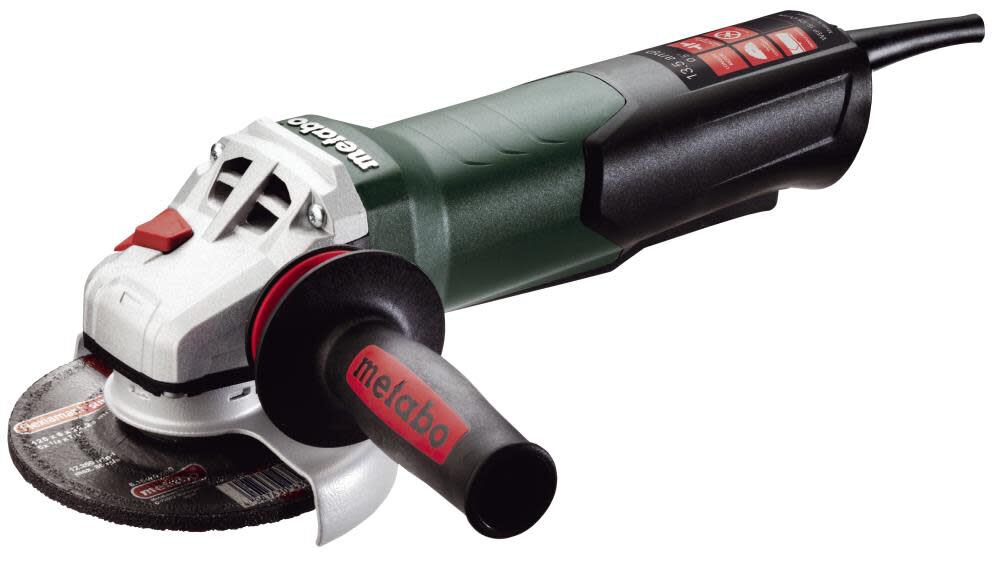 WEP15-125Quick 5 In. Angle Grinder with Electronics Non-Locking Paddle Switch WEP 15-125 Quick