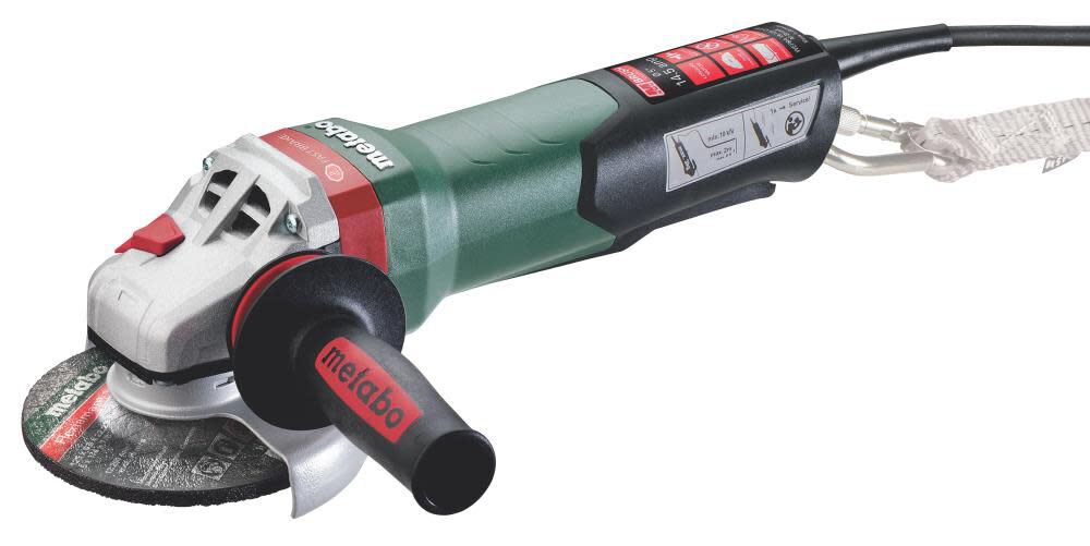 WEPBA 19-125 Q DS M 5in Brake Angle Grinder 11000 RPM 14.5Amp 613114420