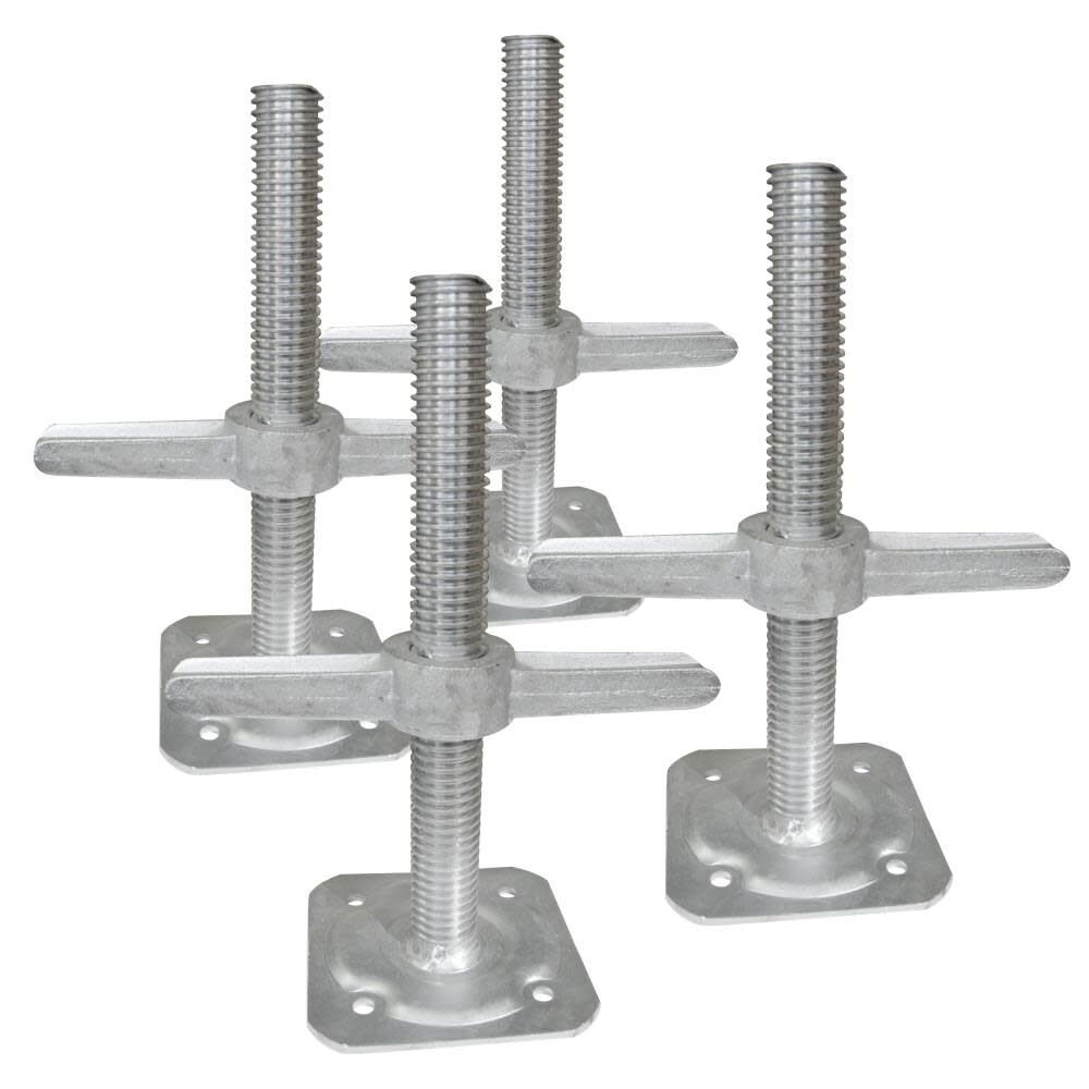 12in Leveling Jacks for Baker Interior Scaffolds 4pk I-IBSJP12H4