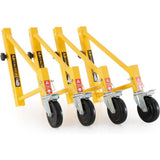 14in Outriggers with Casters for Jobsite Baker Scaffolds 4pk I-CISO4