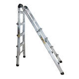 17ft Telescoping Multi-Position Ladder Aluminum Grade 1A E-MTL7100AL