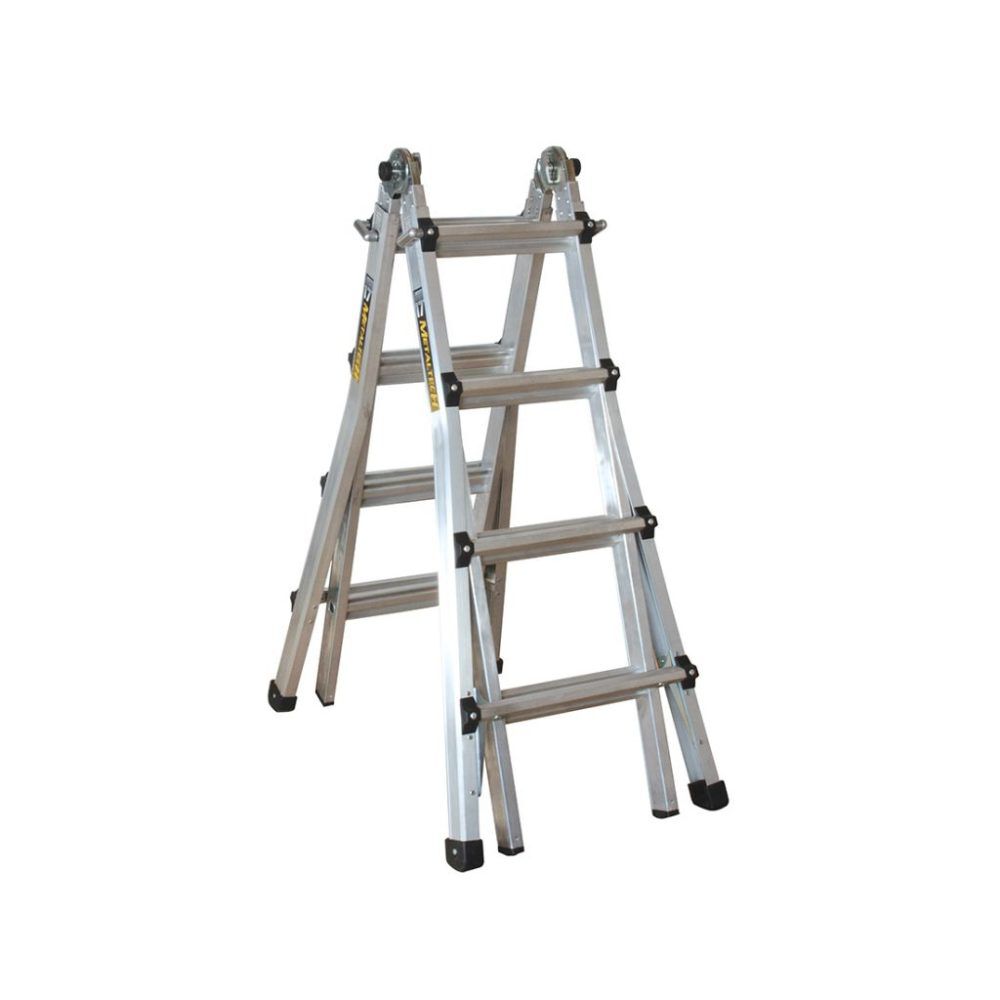 17ft Telescoping Multi-Position Ladder Aluminum Grade 1A E-MTL7100AL