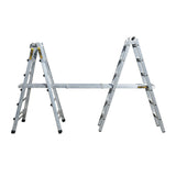 21ft Telescoping Multi-Position Ladder Aluminum Grade 1A E-MTL7200AL