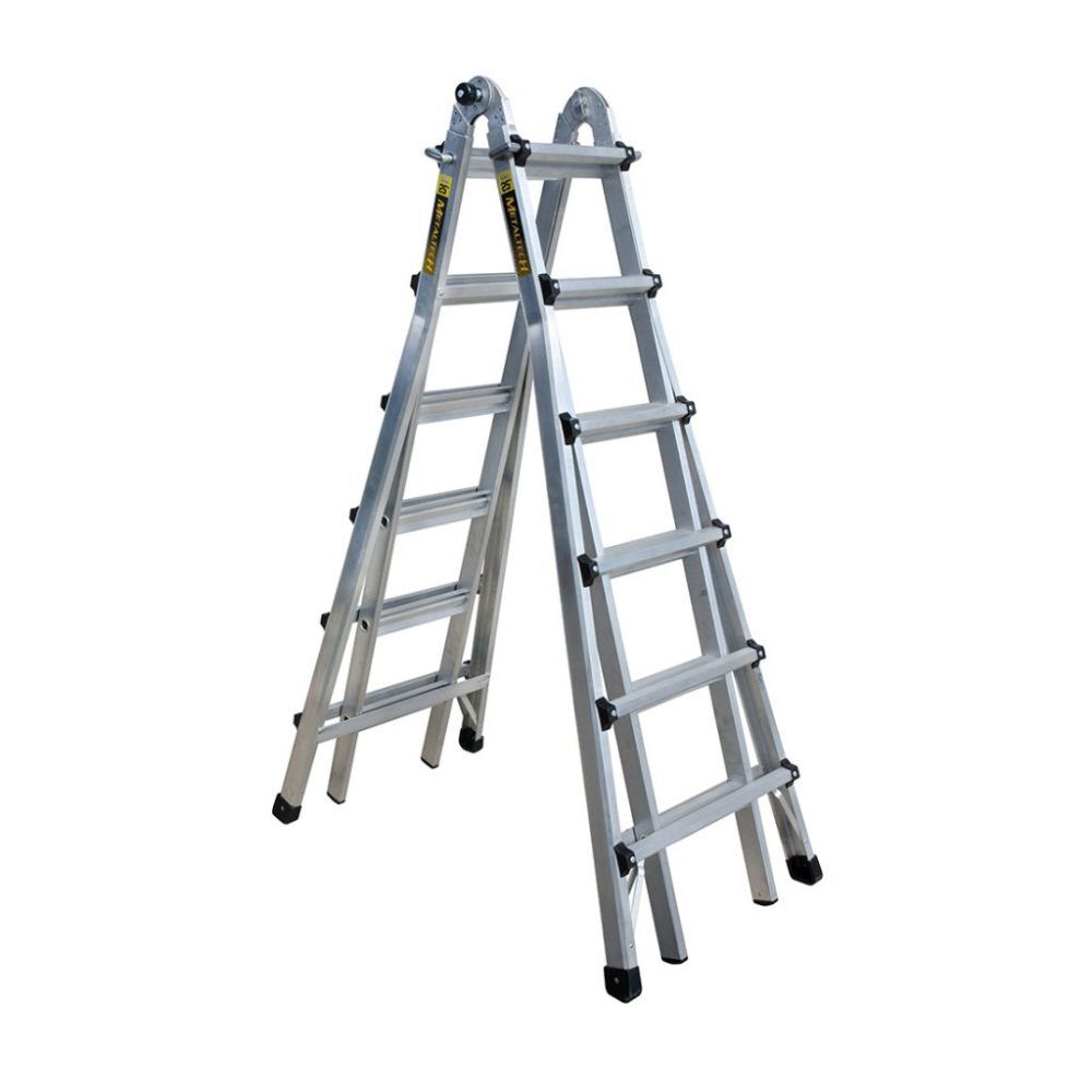 21ft Telescoping Multi-Position Ladder Aluminum Grade 1A E-MTL7200AL